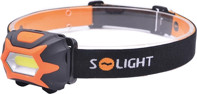 Solight LED čelovka 3 W COB na 3 × AAA