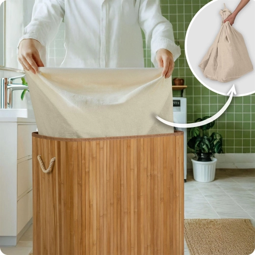 Vyberateľné bavlnené vrecko – zdvihni, zavez a per