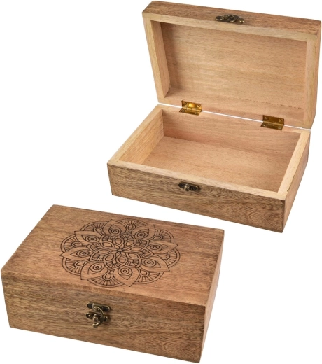 Box z mangového dreva Mandala