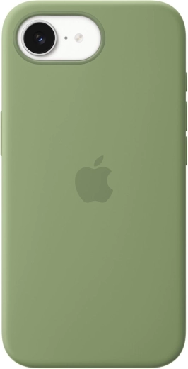 Silikónový kryt s MagSafe pre iPhone 17e – svetlo machová