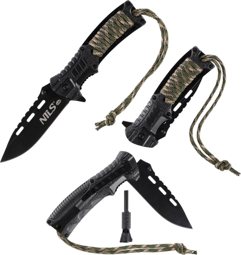 Paracord, kresadlo a píšťalka pre prežitie