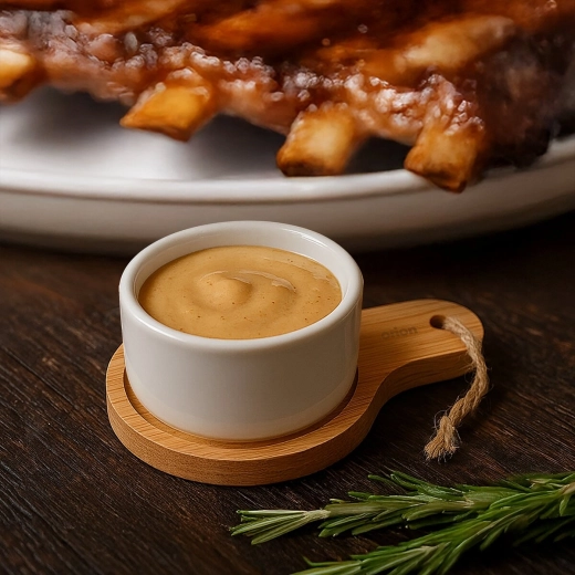 Elegantný kontrast porcelánu a bambusu