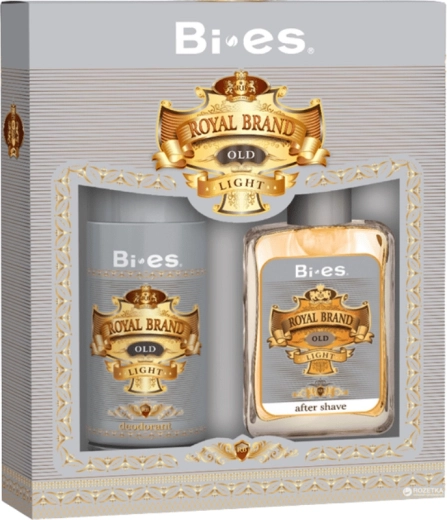 Pánska darčeková sada BI-ES Royal Brand Light – deodorant 150 ml a voda po holení 100 ml