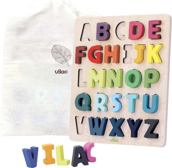 Vkladacie puzzle Abeceda