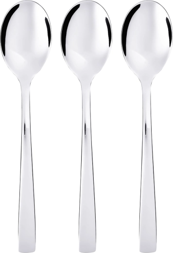 Future sada 3 jedálenských lyžíc z nehrdzavejúcej ocele