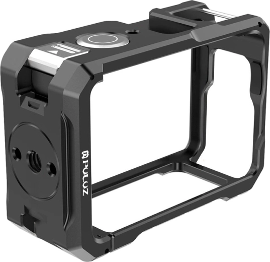 Kovové ochranné puzdro s držiakom Puluz pre kameru DJI Osmo Action 6