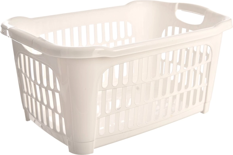 Kôš na bielizeň Hobby otvorený 40 l biely