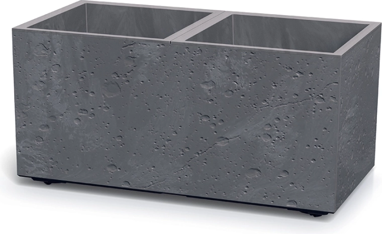 Kvetináč Sierra Case s betónovým efektom 77 cm marengo