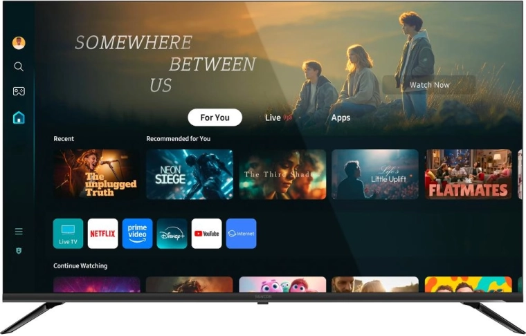 Sencor 55" 4K UHD inteligentný televízor s operačným systémom Tizen
