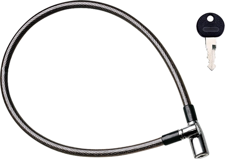 Lankový cyklozámok STAR 650 mm, priemer 10 mm, na kľúč