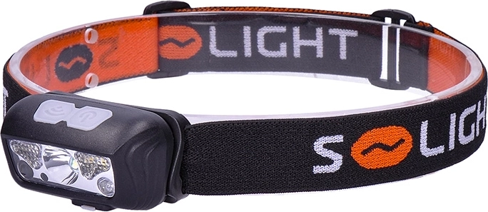 Solight nabíjateľná LED čelovka 150 + 100 lm s bielym a červeným svetlom