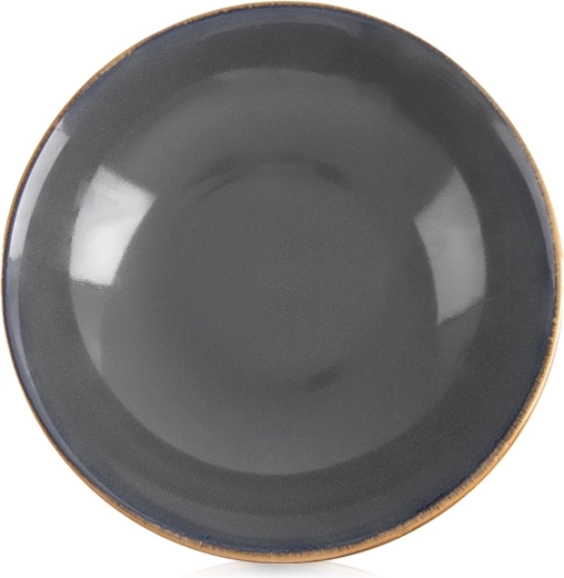 Hlboký keramický tanier sivý Glaze 20,5 cm