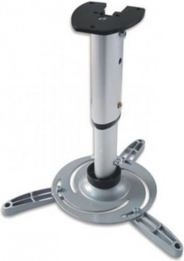 Stropné rameno pre projektor 60–102 cm, 15 kg, strieborné