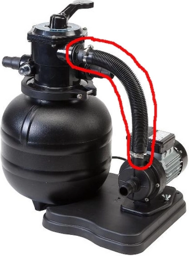 Prepojovacia hadica k filtráciám BlackStar a ProfiStar 38 cm