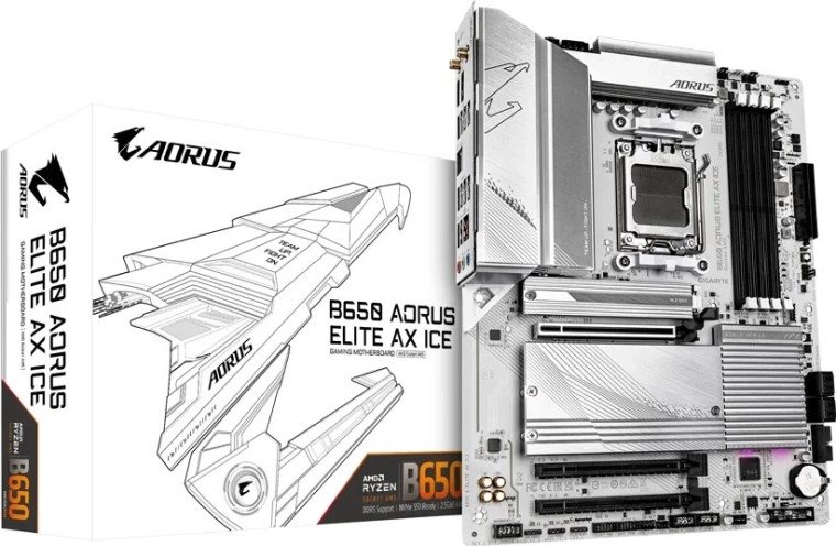 Základná doska Gigabyte B650 AORUS ELITE AX ICE (AM5, ATX)