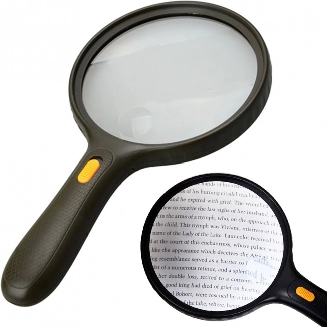Ručná lupa s osvetlením