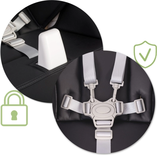 Maximálna bezpečnosť s 5bodovým pásom