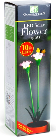 10 LED s teplým bielym svetlom