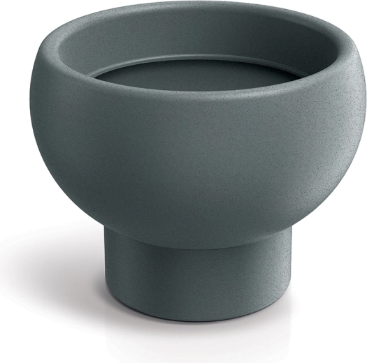 Plastový kvetináč GANE 26 cm – grafitový