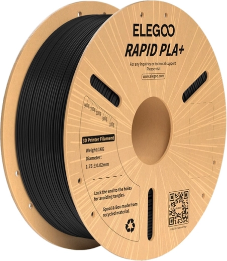 Filament ELEGOO Rapid PLA+ čierny 1,75 mm 1 kg