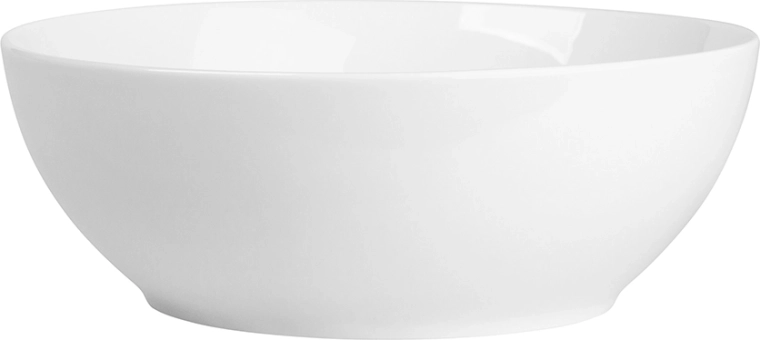 MariaPaula Klasyka biela porcelánová šalátová misa okrúhla 23 cm 1750 ml