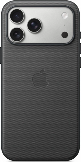 Textilné puzdro TechWoven s MagSafe pre iPhone 17 Pro Max – čierne