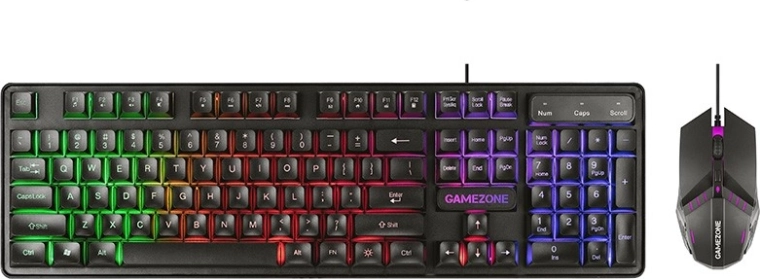 Sada hernej klávesnice a myši GAMEZONE Boost USB