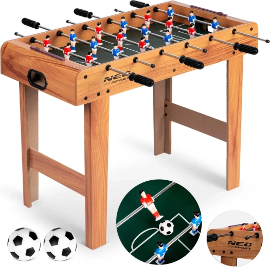 Stolový futbal NEO SPORT drevený 70 × 37 × 62 cm