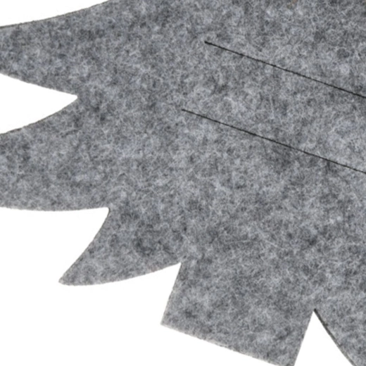 Odolný plstený materiál a opakované použitie