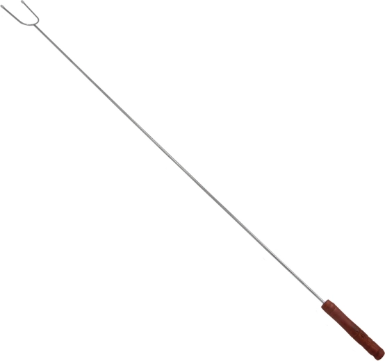 Nerezová opekačka s drevenou rukoväťou 100 cm
