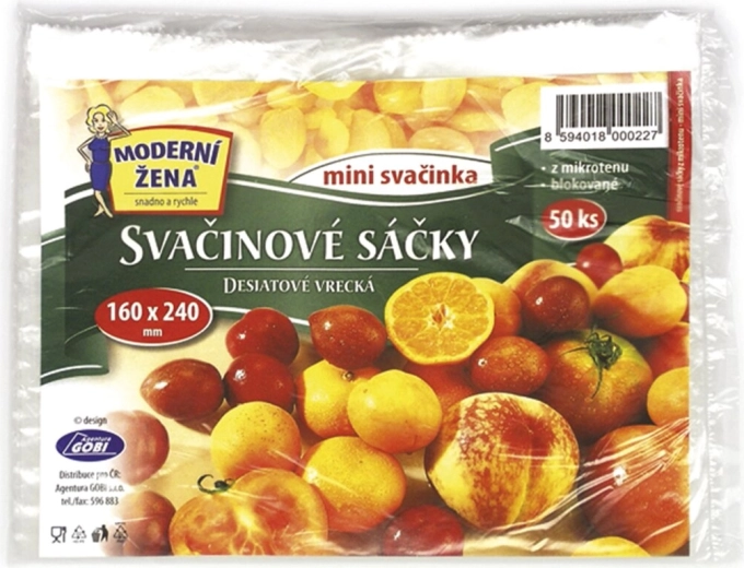 Desiatové vrecká 16 × 24 cm, 50 ks
