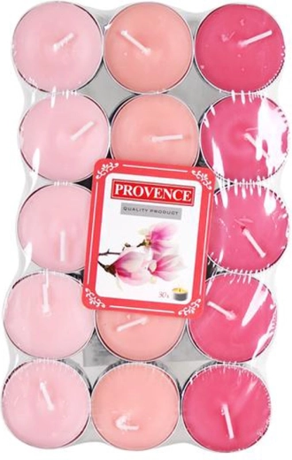 Vonné čajové sviečky Provence magnólia, 30 ks