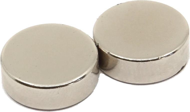 Neodýmový valec 15 × 5 mm (2 ks)