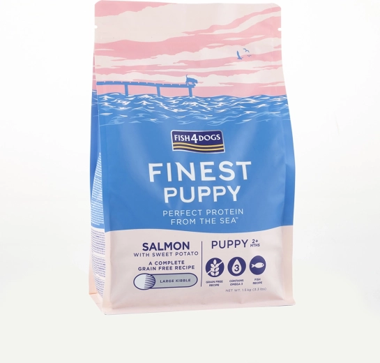 Granule pre šteniatka losos so sladkými zemiakmi 6 kg FISH4DOGS