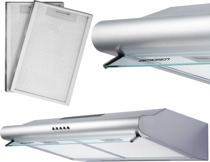 Podskrinkový odsávač pár 60 cm Berdsen BE-10A Inox