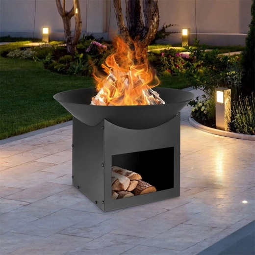 Integrované úložisko na drevo