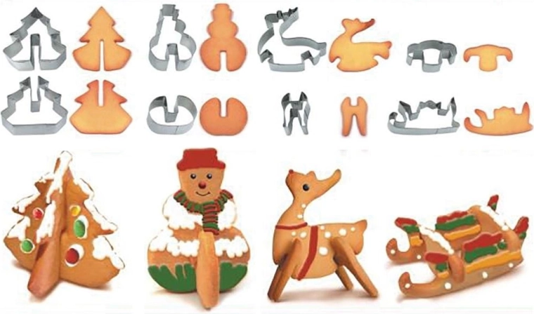 Tvorte pôsobivé 3D vianočné sušienky