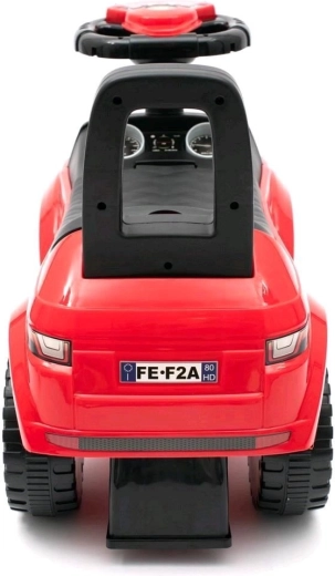 Stabilné široké kolesá a pohodlná opierka