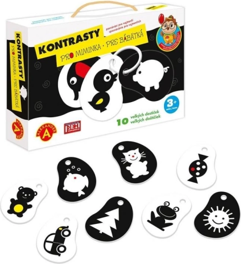 Alexander Kontrasty – čiernobiele stimulačné kartičky pre bábätká