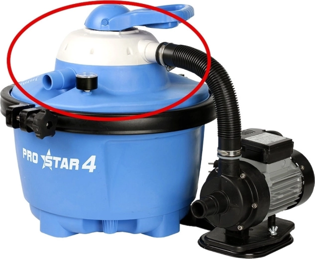 Marimex veko filtračnej nádoby ProStar (komplet) vrátane 6-cestného ventilu