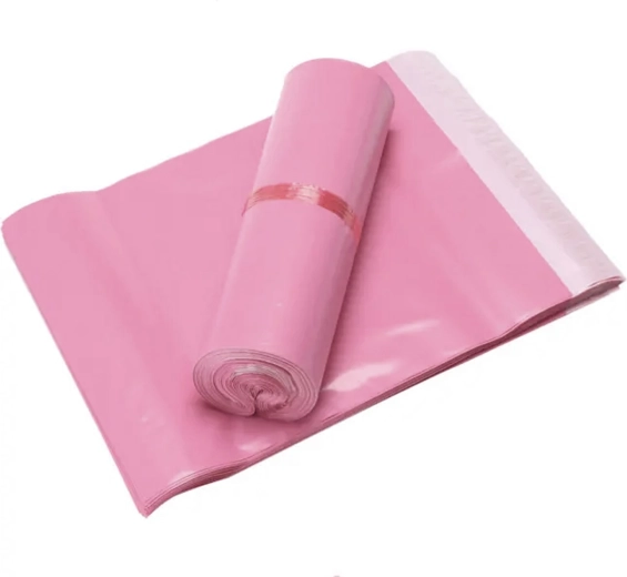 Ružové poly mailery A3 310 × 420 mm, samolepiace, 50 ks