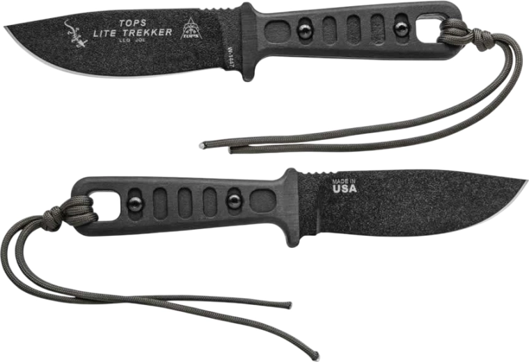 TOPS Knives Lite Trekker Standard Black nôž s pevnou čepeľou