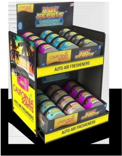 California Scents stojan na vôňu do auta – dvojitý pultový zásobník (24 ks)