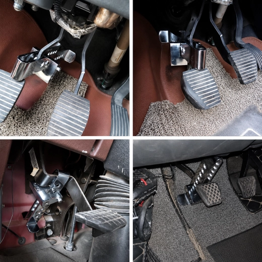 Mechanická blokácia pedálov pre vyššiu bezpečnosť