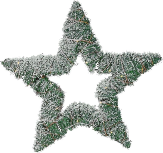 Verná imitácia zasneženej vetvičky