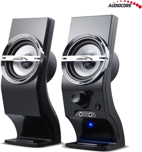 Počítačové reproduktory Audiocore AC805 USB 6 W čierne