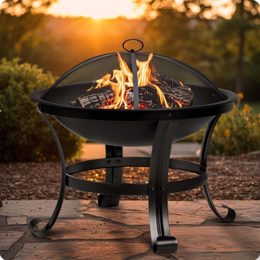 Bezpečný oheň vďaka protijiskrovej kupole