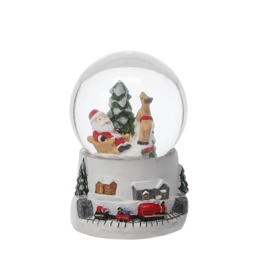 Detailné zimné scény so SANTOM a sobom