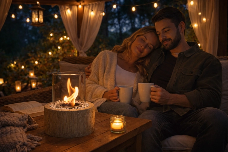 Realistický plameň a príjemná atmosféra