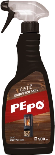 Čistič krbových skiel PE-PO 0,5 l s mechanickým rozprašovačom